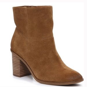 LUCKY BRAND JICOLE TOPANGA TAN OILED SUEDE BOOTIE SIZE 11